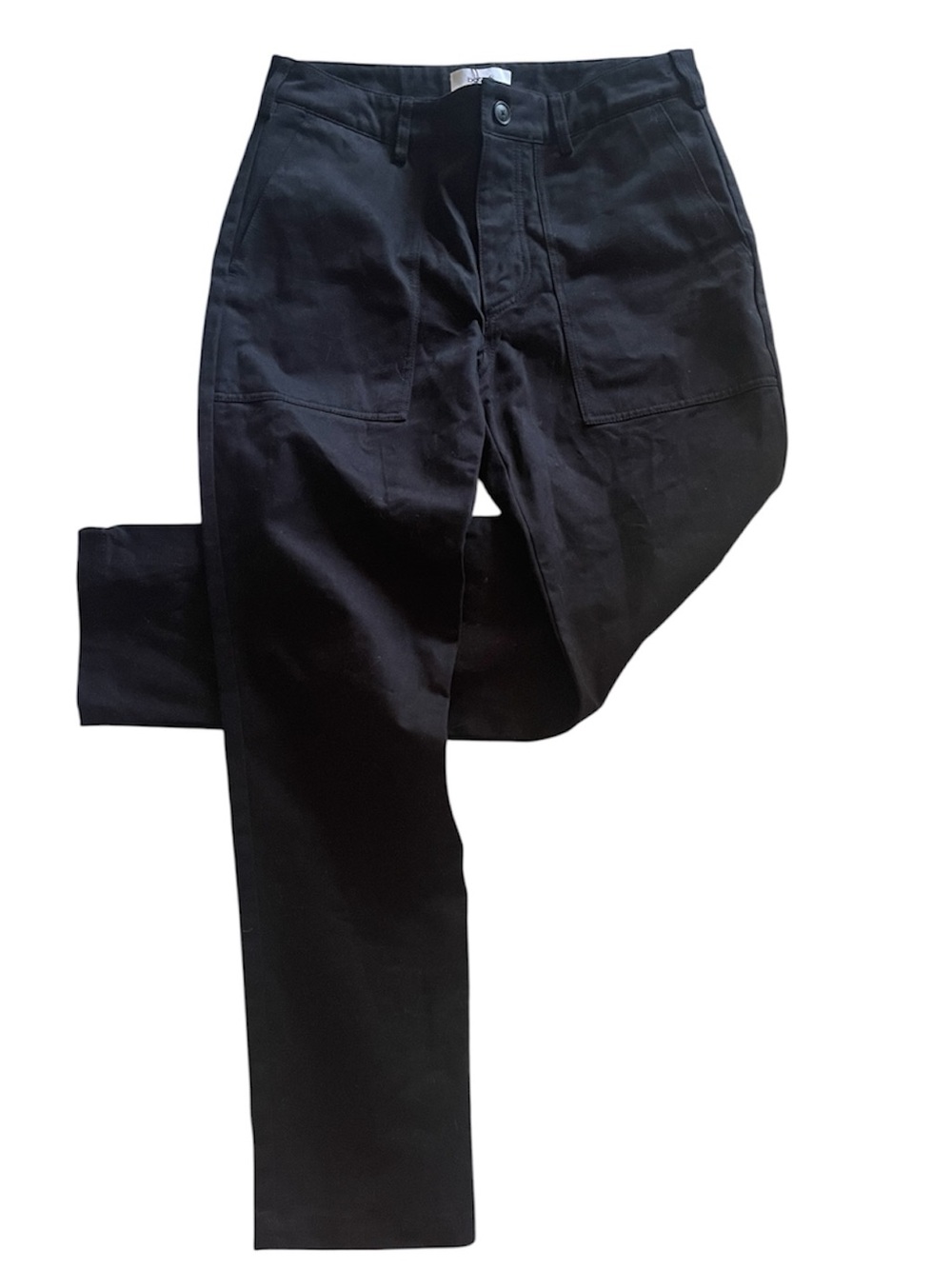 NWT Both& Size 30 Black Cotton Trousers